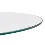 Paris Prix Table De Repas "Anaba" 90cm Transparent