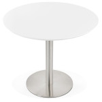 Paris Prix Table De Repas Design "Kansas" 90cm Blanc