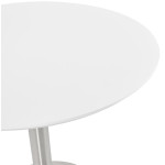 Paris Prix Table De Repas Design "Kansas" 90cm Blanc