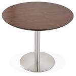 Paris Prix Table De Repas Design "Kansas" 90cm Noyer