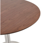 Paris Prix Table De Repas Design "Kansas" 90cm Noyer