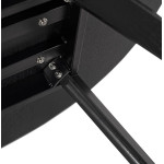 Paris Prix Table De Repas Design "Kyoto" 120cm Noir