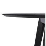 Paris Prix Table De Repas Design "Kyoto" 120cm Noir