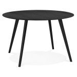 paris prix Table de Repas Design "Kyoto" 120cm Noir