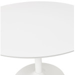 Paris Prix Table De Repas Design "Mescla" 90cm Blanc
