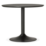 Paris Prix Table De Repas Design "Mescla" 90cm Noir