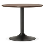 Paris Prix Table De Repas Design "Mescla" 90cm Noyer