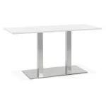 paris prix Table de Repas Design "Samba" 150cm Blanc