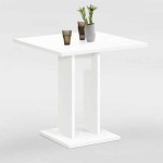 Paris Prix Table De Repas Design "Sanary" 77cm Blanc
