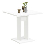 paris prix Table de Repas Design "Sanary" 77cm Blanc