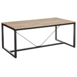 paris prix Table de Repas "Edena" 180cm Noir