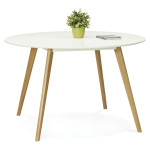 Paris Prix Table De Repas "Hanko" 120cm Blanc