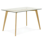 Paris Prix Table De Repas "Kastra" 120cm Transparent