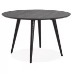 paris prix Table de Repas "Lund" 120cm Noir