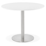 paris prix Table de Repas "Montana" 90cm Blanc