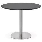 paris prix Table de Repas "Montana" 90cm Noir