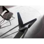 Paris Prix Table De Repas Ronde "Abril" 150cm Noir
