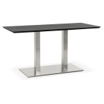 paris prix Table Design "Samba" 150cm Noir