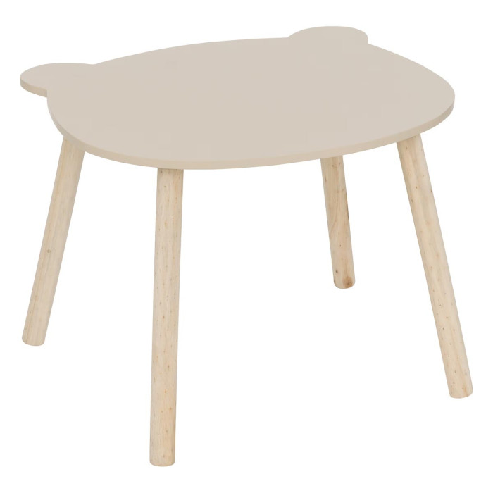 Paris Prix Table Enfant Ourson "Douceur" 53cm Beige
