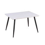 Paris Prix Table Enfant "Plaza" 60x80cm Blanc & Noir