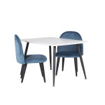 Paris Prix Table Enfant "Plaza" 60x80cm Blanc & Noir