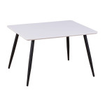 paris prix Table Enfant "Plaza" 60x80cm Blanc & Noir