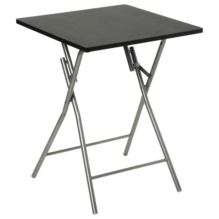 Paris Prix Table Pliante "Basic" 75cm Noir