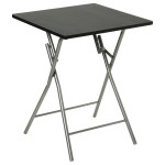 paris prix Table Pliante "Basic" 75cm Noir