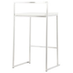 Paris Prix Tabouret De Bar "Aquilon" 76cm Blanc