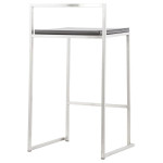 Paris Prix Tabouret De Bar "Aquilon" 76cm Noir