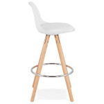 Paris Prix Tabouret De Bar "Bjarki" 85cm Blanc