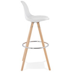 Paris Prix Tabouret De Bar "Bjarki" 95cm Blanc