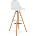 paris prix Tabouret de Bar "Bjarki" 95cm Blanc
