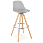 paris prix Tabouret de Bar "Bjarki" 95cm Gris