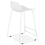 Paris Prix Tabouret De Bar "Blitz" 85cm Blanc