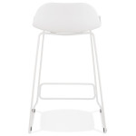 Paris Prix Tabouret De Bar "Blitz" 85cm Blanc