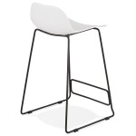Paris Prix Tabouret De Bar "Blitz" 85cm Blanc & Noir