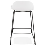 Paris Prix Tabouret De Bar "Blitz" 85cm Blanc & Noir