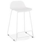 paris prix Tabouret de Bar "Blitz" 85cm Blanc