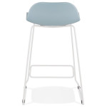 Paris Prix Tabouret De Bar "Blitz" 85cm Bleu & Blanc