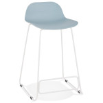 paris prix Tabouret de Bar "Blitz" 85cm Bleu & Blanc