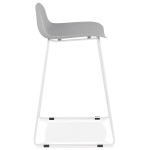 Paris Prix Tabouret De Bar "Blitz" 85cm Gris & Blanc