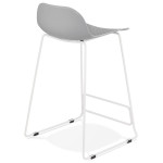 Paris Prix Tabouret De Bar "Blitz" 85cm Gris & Blanc