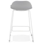 Paris Prix Tabouret De Bar "Blitz" 85cm Gris & Blanc