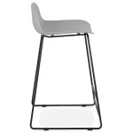 Paris Prix Tabouret De Bar "Blitz" 85cm Gris & Noir