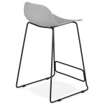 Paris Prix Tabouret De Bar "Blitz" 85cm Gris & Noir