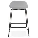 Paris Prix Tabouret De Bar "Blitz" 85cm Gris & Noir