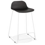 paris prix Tabouret de Bar "Blitz" 85cm Noir & Blanc