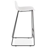 Paris Prix Tabouret De Bar "Blitz" 95cm Blanc & Noir