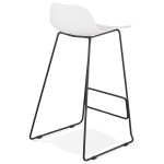 Paris Prix Tabouret De Bar "Blitz" 95cm Blanc & Noir